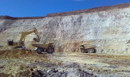 Tagebau auf dem Laverton-Projekt von Crescent Gold