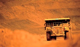 Erztransporta auf einer Mine in Australien; Foto: BHP Billiton