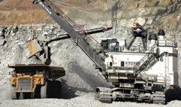 Auf einer Mine von Thompson Creek Metals; Foto: Thompson Creek Metals