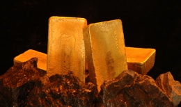 Goldbarren von der Jerritt Canyon-Liegenschaft von Yukon-Nevada Gold