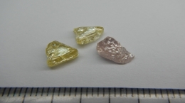 Diamanten von der Lulo-Konzession der Lucapa Diamond; Foto: Lucapa Diamond