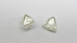 Diamanten von Kimberlit L46; Foto: Lucapa Diamond Company