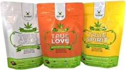 Aktuelle Produktpalette der True Leaf Medicine; Foto: True Leaf Medicine