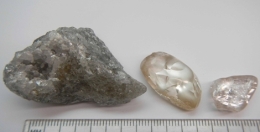 Diamanten von Block 6 der Lulo-Konzession; Foto: Lucapa Diamond Company