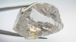 Diamant vom Typ IIa und D-colour von Block 6; Foto: Lucapa Diamond Company