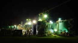 Selinsing-Mine bei Nacht; Foto: Monument Mining